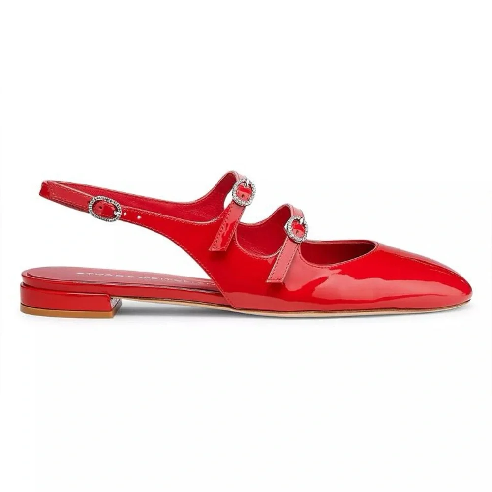 Stuart Weitzman Claris Mary Jane slingback shoe Size 6 - Picture 5 of 10